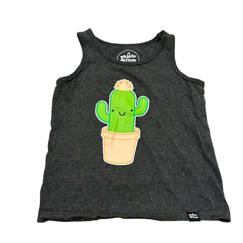 Whistle & Flute Cactus Graphic Tank Top